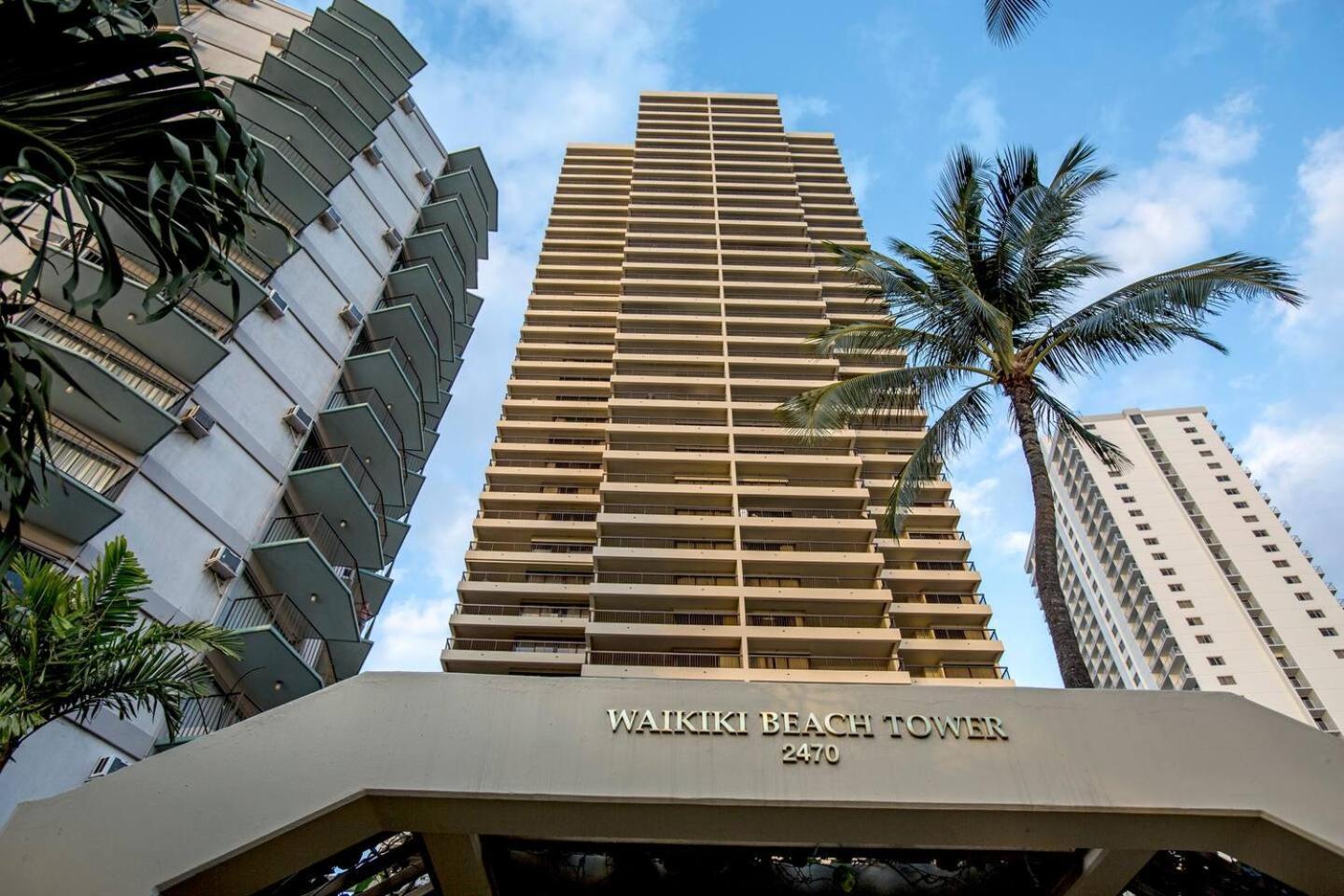 Luxury Oceanfront 2 Bedroom Apartment At Waikiki Beach Tower Гонолулу Экстерьер фото