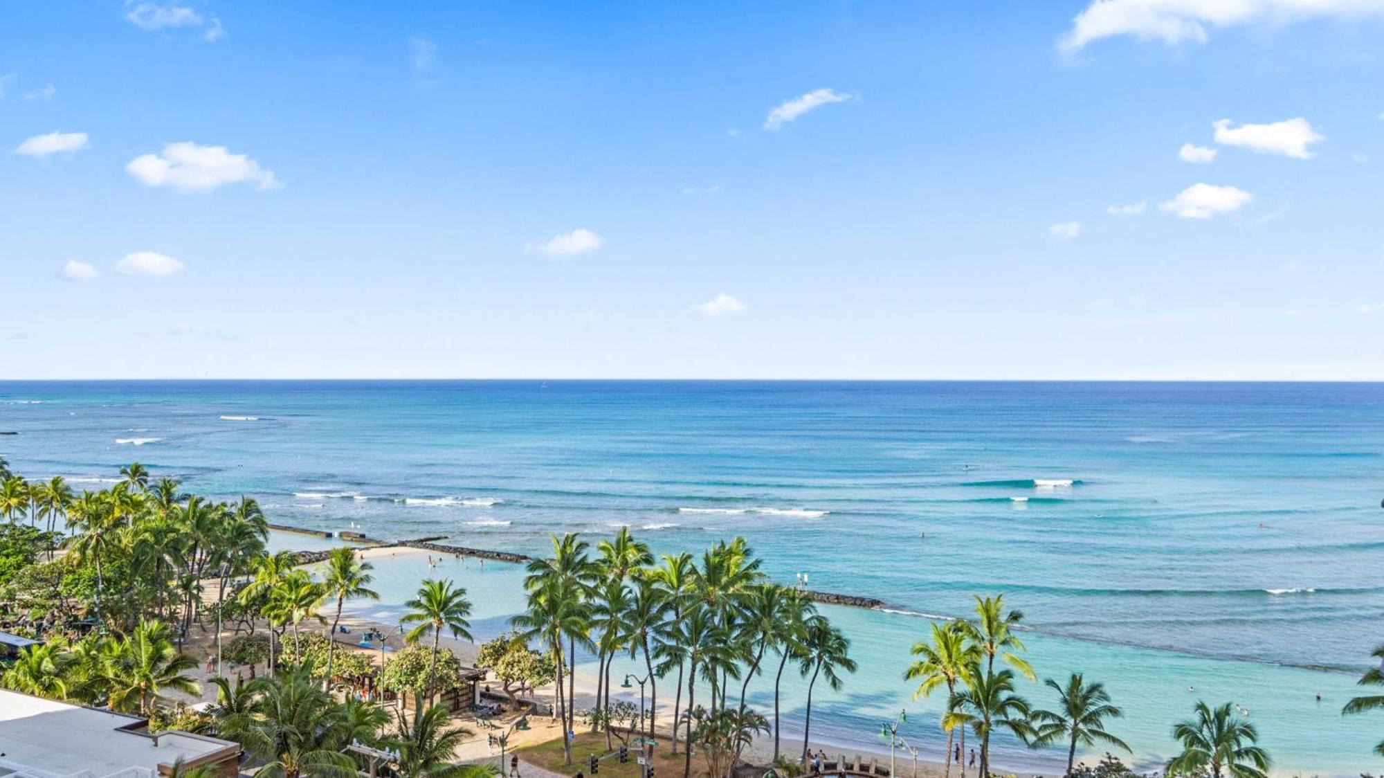 Luxury Oceanfront 2 Bedroom Apartment At Waikiki Beach Tower Гонолулу Экстерьер фото